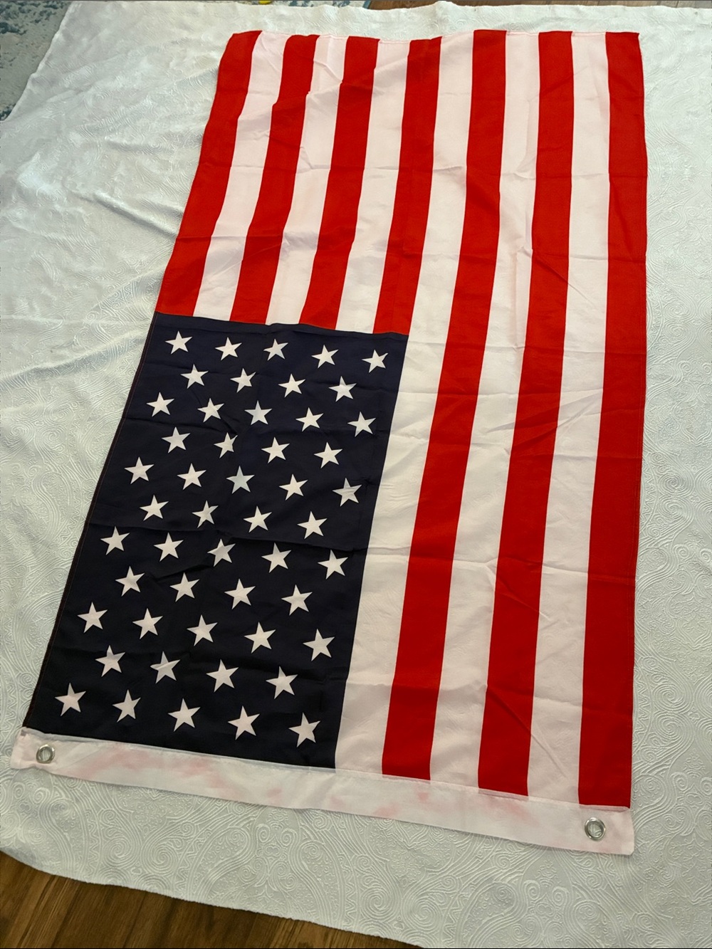 American Flag BIG 62” x 36” inches USA PATRIOT RED WHITE AND BLUE